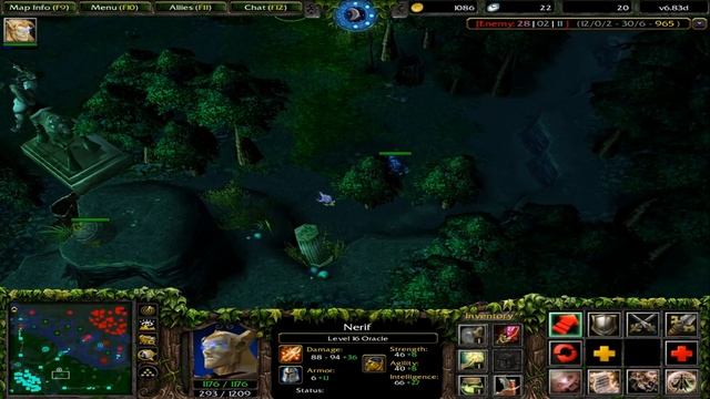 DotA 6.83d - Oracle Beyond GODLIKE ! смотреть онлайн