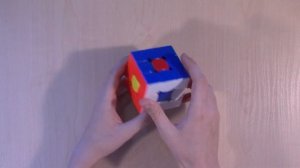 Узоры на Кубике Рубика 3x3. Узор замена центров. Patterns on the Rubik's Cube.