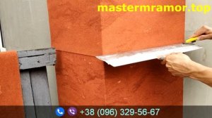 Гибкий камень на углах и откосах  Мастерская мрамора