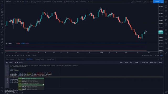 Pine Script [OUTDATED V4] Tutorial | Lesson 3 | Getting Basic User Input смотреть онлайн