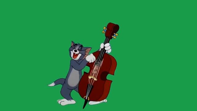 Tom and Jerry green screen, Tom with guitar 🎸1 смотреть онлайн