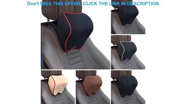 Deal Car Neck Headrest Pillow Cushion Auto Seat Head Support Neck Protector Automobiles Seat Neck R смотреть онлайн