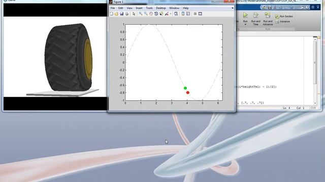 Blender tire deformation from Matlab real time communication смотреть онлайн
