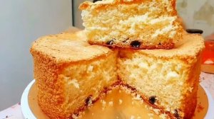 Высокий ШИФОНОВЫЙ БИСКВИТ пышный воздушный не опадает Люда Изи Кук выпечка тортов рецепт