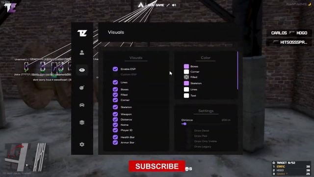 TZ PROJECT FIVEM CHEAT SHOWCASE смотреть онлайн