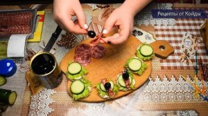 Два Вида Канапе на Праздничный стол. Рецепты канапе на новый год!