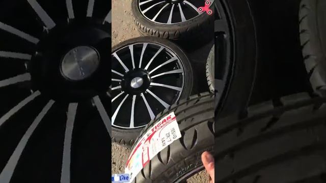 Прома цунами 4x98 R17 + Tigar 205/40 R17 на приору