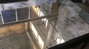 Зеркало серебро с чёрной патиной для дизайна интерьера | патинирование зеркал на заказ