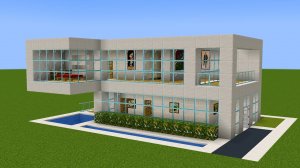 Майнкрафт - Как построить современный дом 87. Minecraft