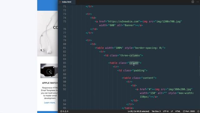 Build Responsive HTML Email Templates with HTML Tables & CSS смотреть онлайн