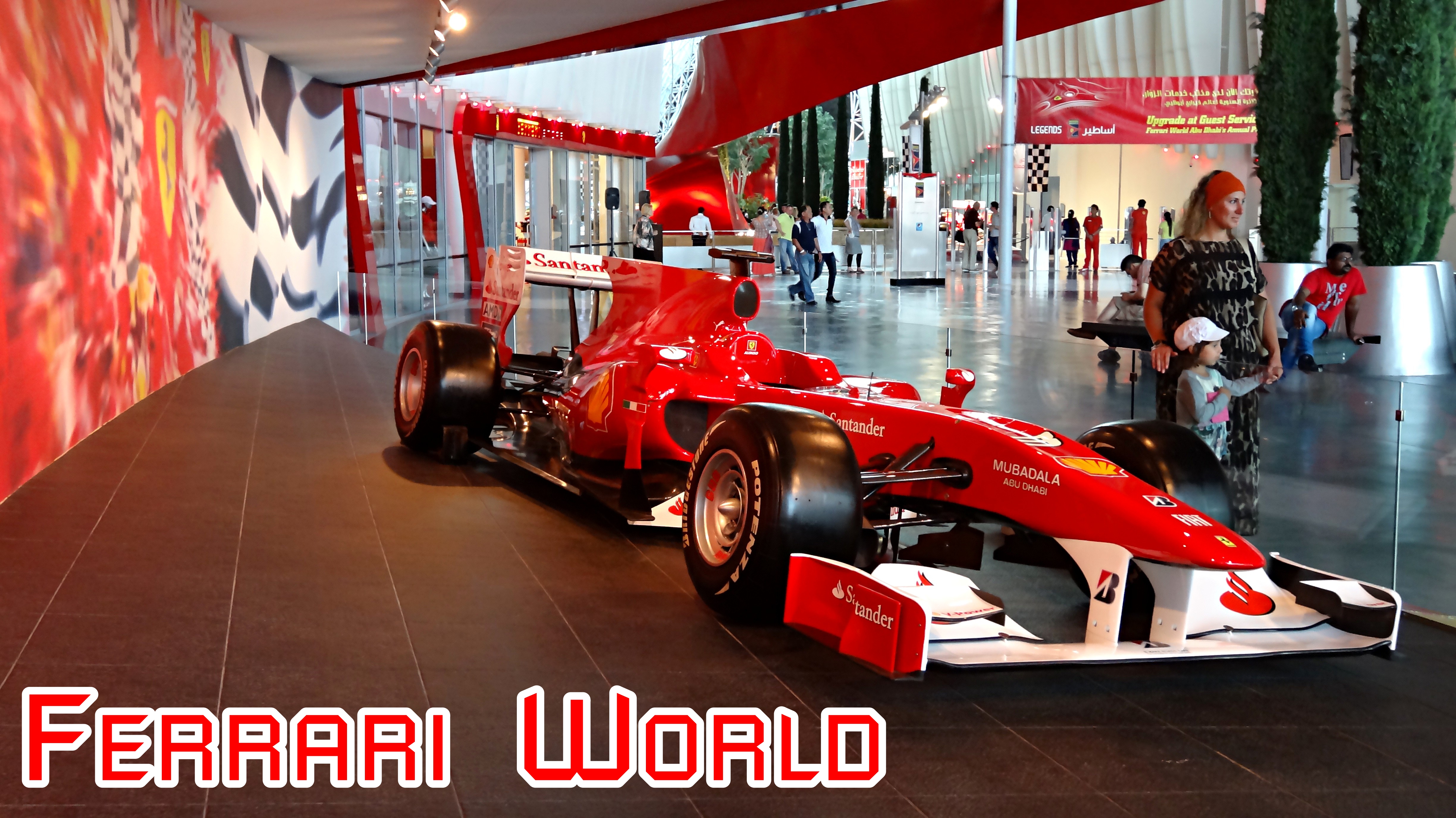 Арабские Эмираты. Абу-Даби. Парк Ferrari World смотреть онлайн