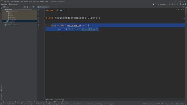 Einführung | Discord Bot in Python Programmieren #1 смотреть онлайн