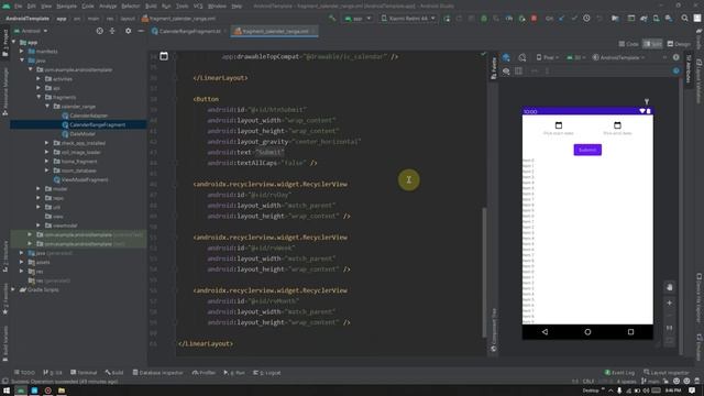 Day, Week & Month picker from selected date range (Android + Kotlin) смотреть онлайн