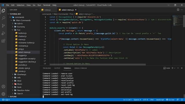 How To Make Discord.JS BOT | Special Episode - Select Menu(Roles, Explained) | Tech Tip Cyber смотреть онлайн
