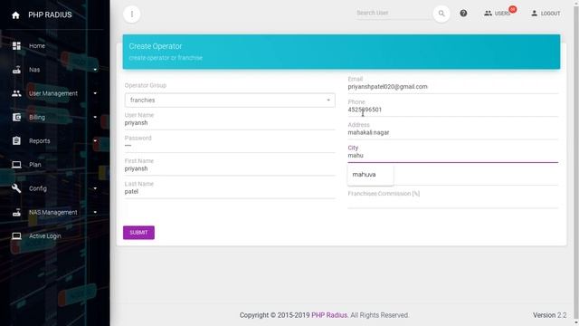 How to create a new operator or franchisee | PHP Radius смотреть онлайн
