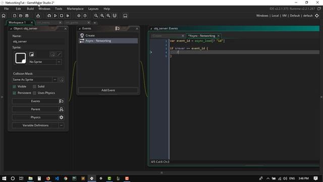 Multiplayer Game in Game maker Studio 2 Part 1 смотреть онлайн