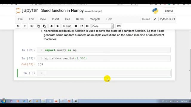 35. Seed Function in Numpy (An Important Concept for Machine Learning) смотреть онлайн