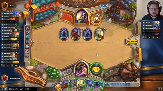 How to play Big Spell Control Mage (Hearthstone Kobolds and Catacombs post-nerfs deck guide) смотреть онлайн