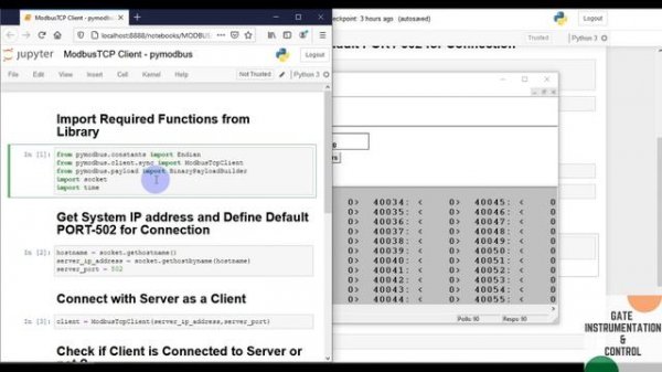 006 | Create ModbusTCP Server in Python | pyModbusTCP |
