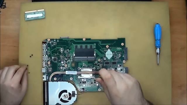 Как разобрать и собрать ноутбук Asus K751SJ | Ремонт смотреть онлайн
