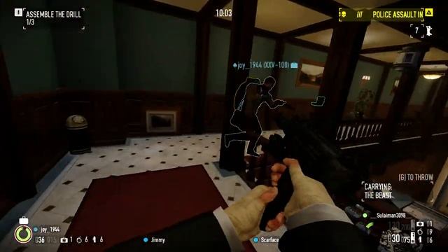 PayDay 2 | San Martin Bank Heist | Death Sentence One Down | Loud смотреть онлайн