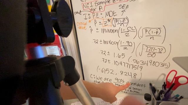 1 sample z confidence interval for P| By hand & Python смотреть онлайн