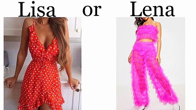 LISA OR LENA GAME ✨ What do You Like? | Dresses | #42 смотреть онлайн