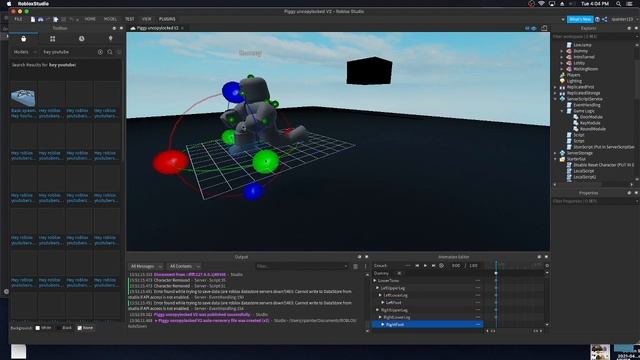 Roblox piggy uncopylocked crouch animation смотреть онлайн