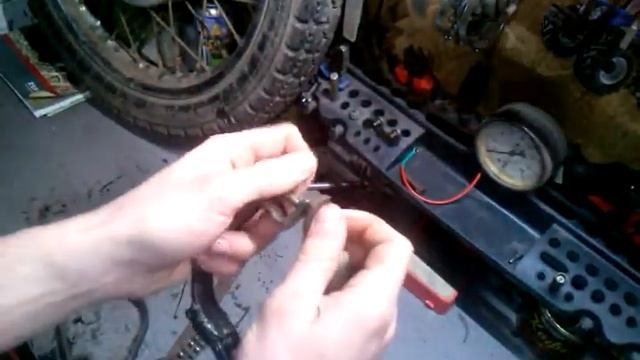 ЦЕПИ НА КОЛЕСА СВОИМИ РУКАМИ НА МОТО смотреть онлайн