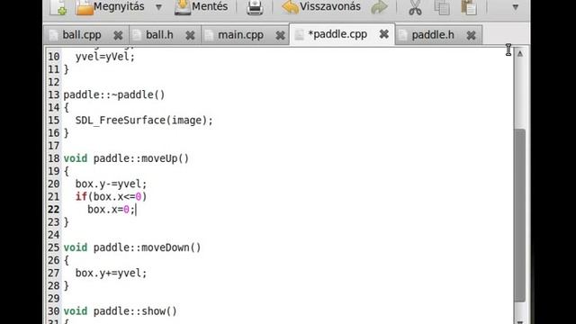 SDL tutorial 15 - simple pong game (part 3) - example program 6 смотреть онлайн