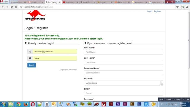 how to register account on the website using php смотреть онлайн