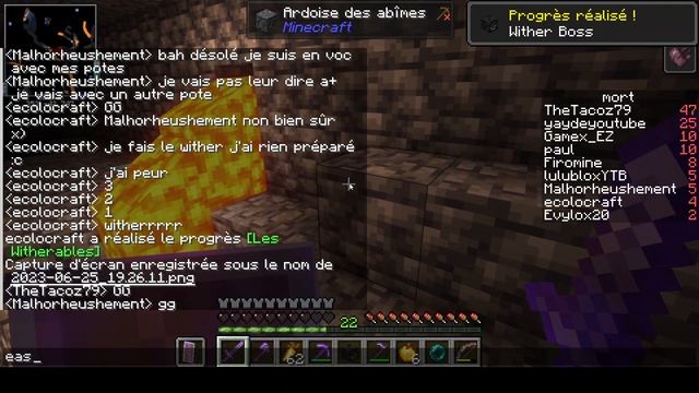 Je tue le Wither sur Farchill S2 mon serveur communautaire, c'est bien plus facile que sur Bedrock смотреть онлайн