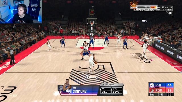 МЭК ВРУБИЛ ЗВЕРЯ! ПЕРВЫЙ ГРЭБ БЛОК! ● NBA 2K20 PAINT BEAST ● КАРЬЕРА ЦЕНТРОВОГО #3 смотреть онлайн