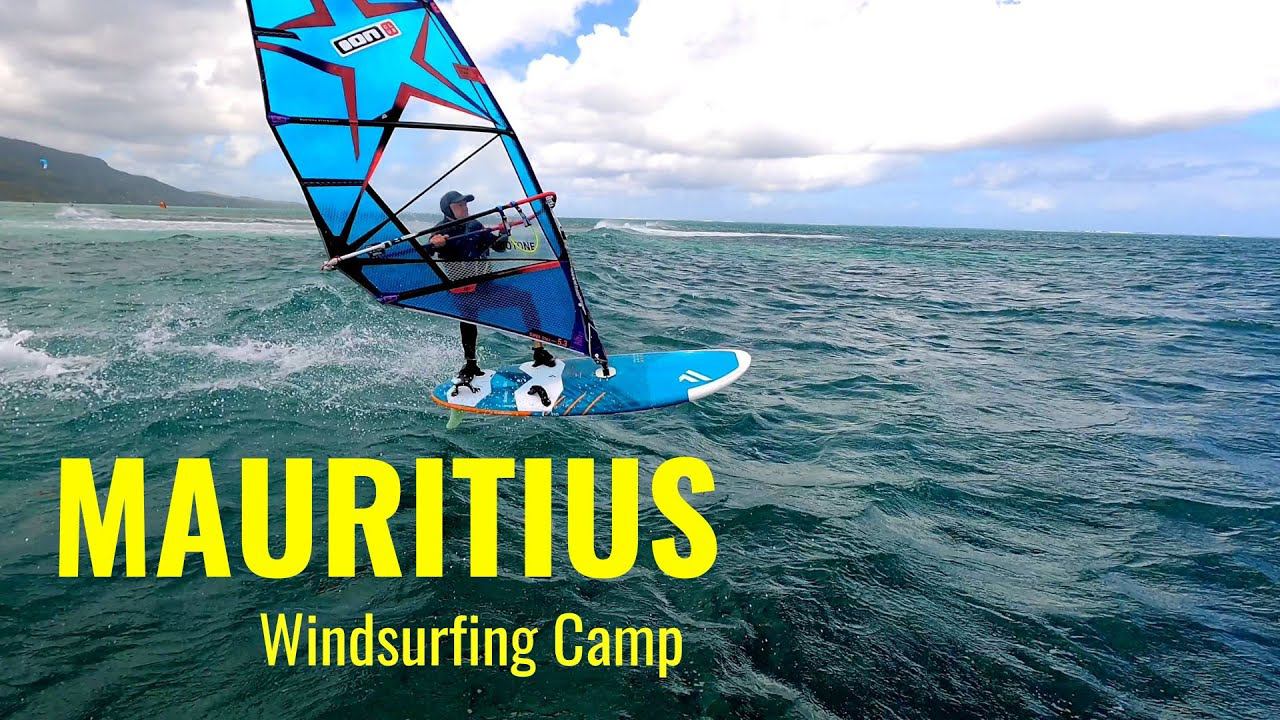 Windsurfing At Mauritius