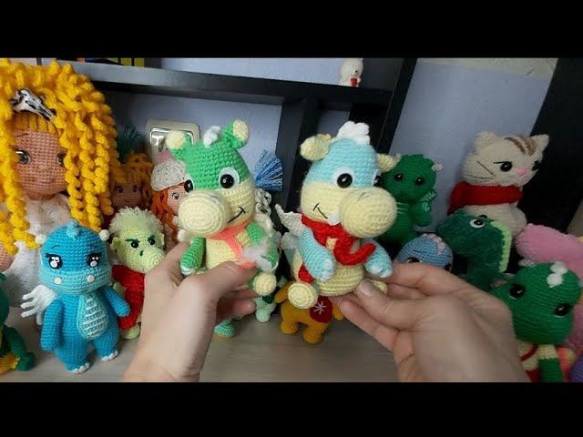 Игрушки крючком Все мои драконы. смотреть онлайн