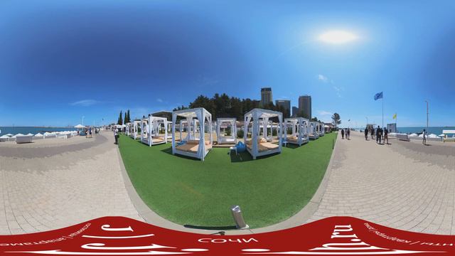 СОЧИ 360° один из лучших пляжей Сочи - пляж Маяк. смотреть онлайн