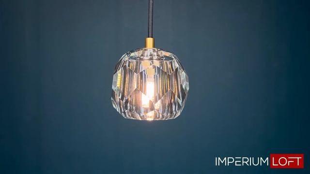 Подвесной светильник RH Boule De Cristal Single Rod Pendant Brass от ImperiumLoft смотреть онлайн