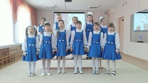 Песня Христос воскрес Вокально хоровой ансамбль  Серебряный дождь из 44-го детского сада