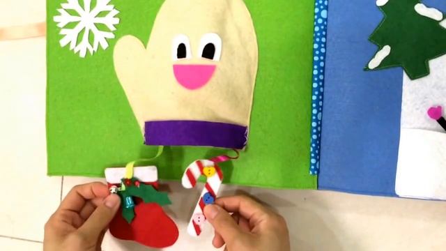 Christmas Quiet Book No.2 (2.5 - 3 years old - Fine Motor Skills Development) смотреть онлайн