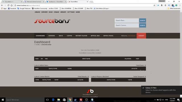 Tutorial instalare Sourcebans++ смотреть онлайн