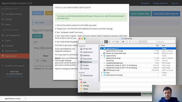 Build Laravel Appointment Schedule app - with QuickAdminPanel смотреть онлайн