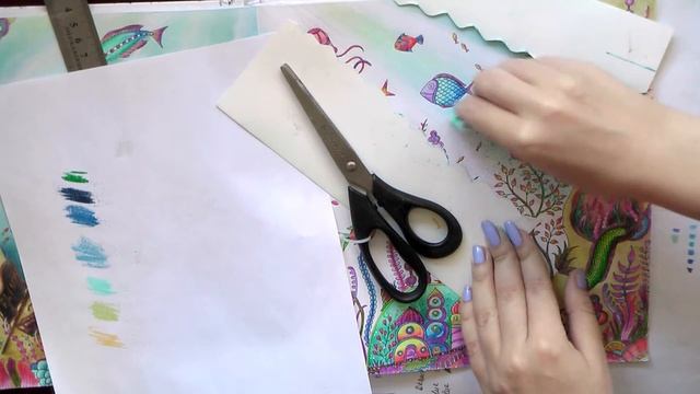 Coloring for beginners in 'The Lost ocean'. Part 3. Background смотреть онлайн