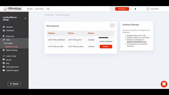 How To Create Database on 000webhost (phpmyadmin) | | 2019 | | NEW !!! | | 100% FREE смотреть онлайн