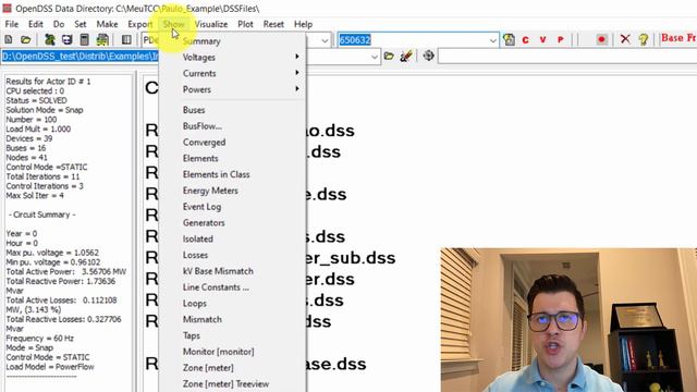 7 Meu TCC com o OpenDSS: Arquivos de Corrente 1 смотреть онлайн