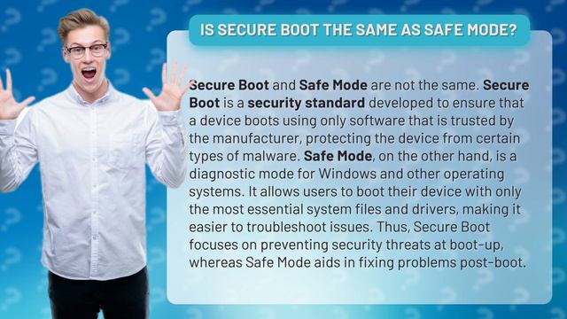 Is Secure Boot the same as Safe Mode? смотреть онлайн