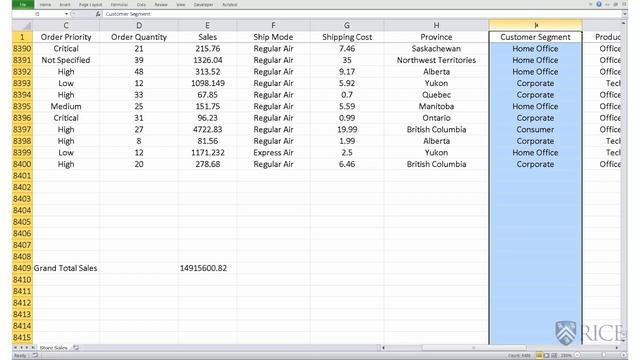 Basic Functions in Excel - Introduction to Data Analysis Using Excel by Rice University #5 смотреть онлайн