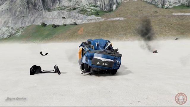 CLIFF DROPS vs CONFIDENT DRIVER | Dangerous roads #3 BeamNG Drive смотреть онлайн