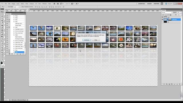 64 Image 3D Monitor Display Wall Photoshop Action