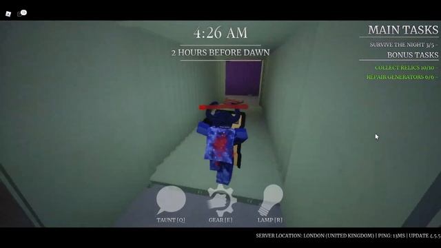 Roblox Survive The Night - Reviving Thick Skin Perk!