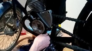 Рига 13 + зажигания от бензопилы.